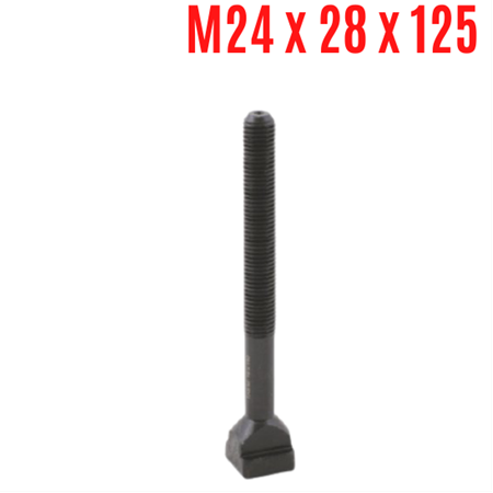 M24 x 28 x 125 mm  T AYAKLI SAPLAMA