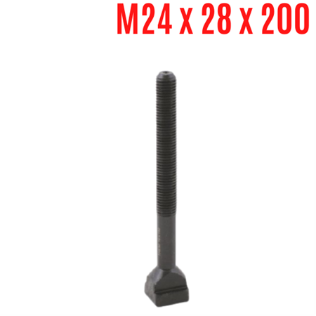 M24 x 28 x 200 mm  T AYAKLI SAPLAMA
